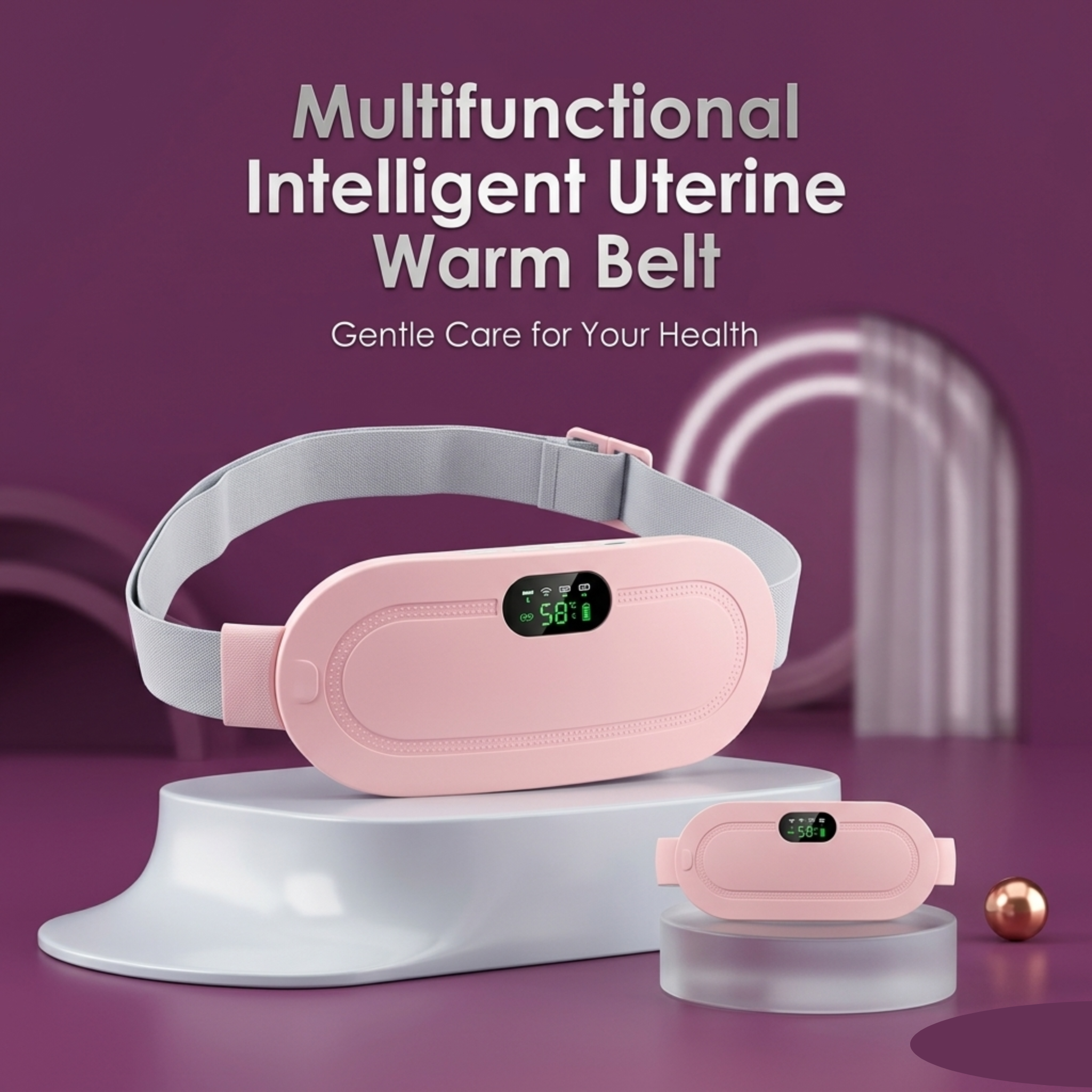 Menstrual Heating Belt for Period Pain Relief – Massage Therapy