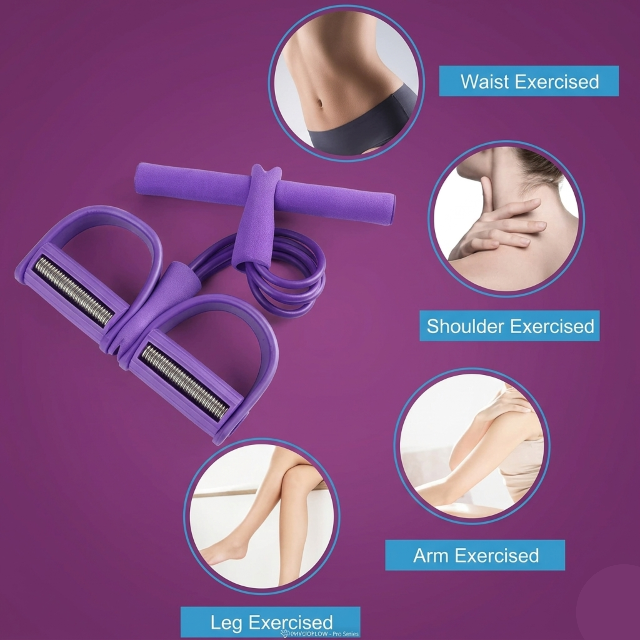 Portable Foot Pedal Resistance Band – Tummy Trimmer