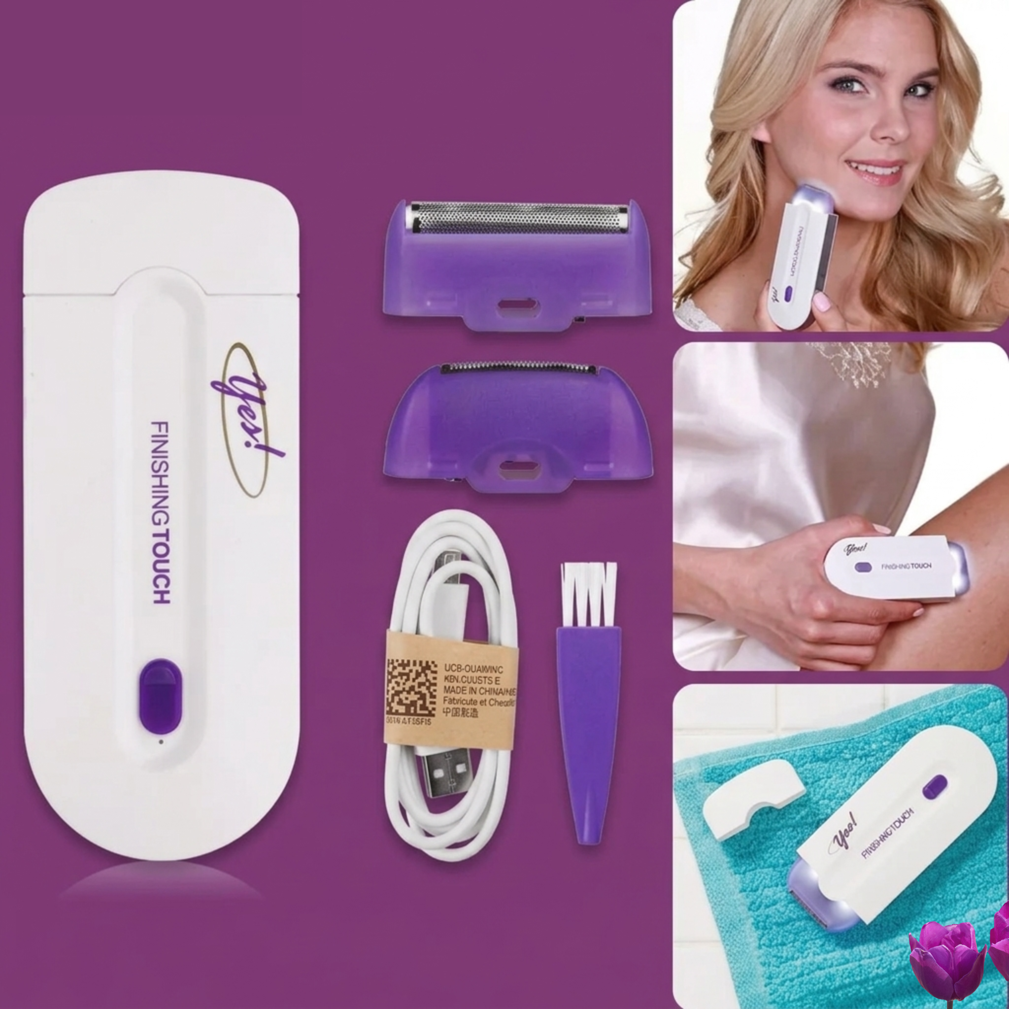 Flawless Finishing Touch Facial Hair Remover – Instant & Painless