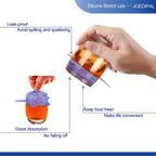 ZaalMaal Silicone Suction Lid Set, 6-Piece Universal Covers