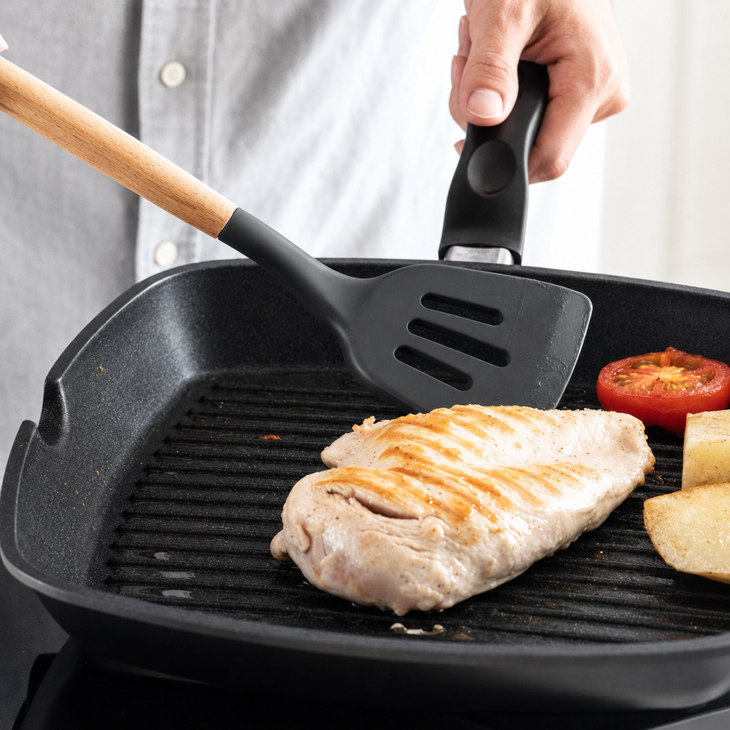 ZaalMaal 12-Piece Silicone Kitchen Utensil Set, Heat Resistant
