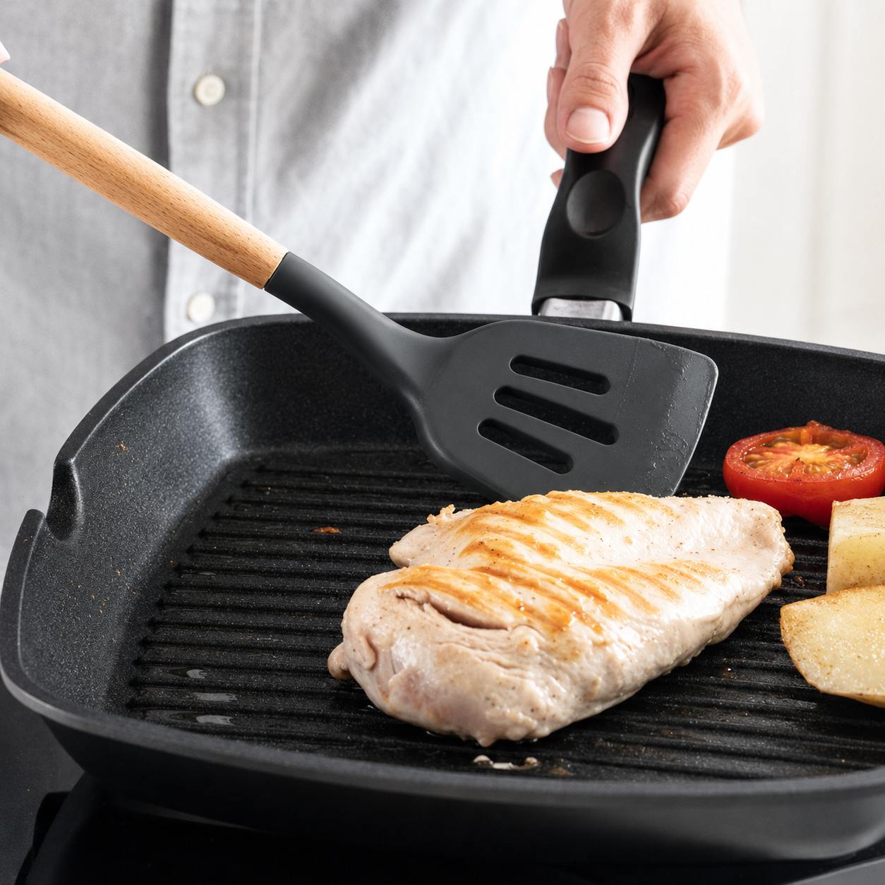 ZaalMaal 12-Piece Silicone Kitchen Utensil Set, Heat Resistant