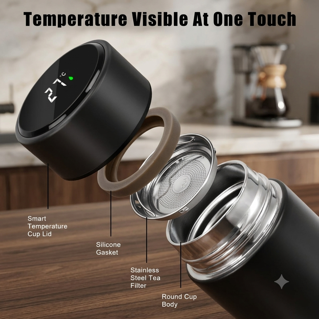 ZaalMaal Stainless Steel Vacuum Insulated Water Bottle
