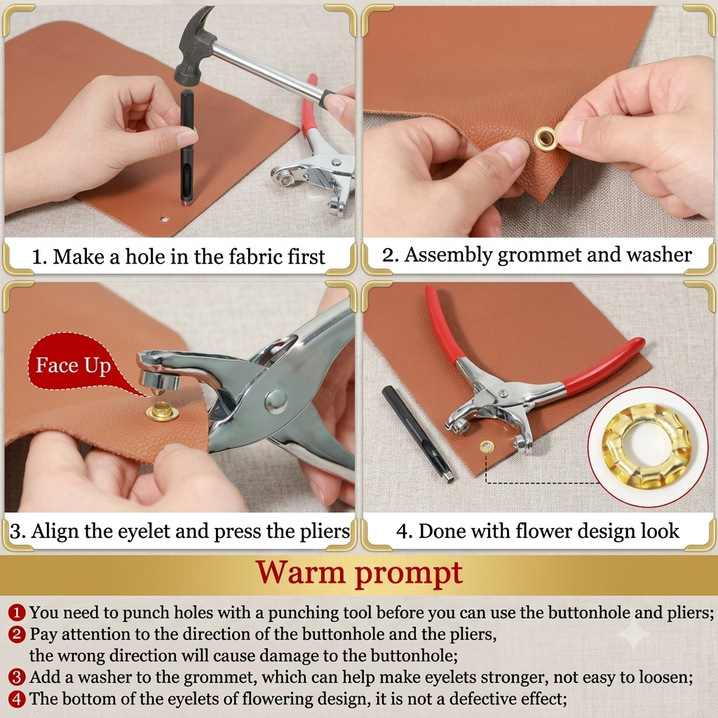 ZaalMaal Snap Button Pliers Kit, Sewing & Clothing Repair