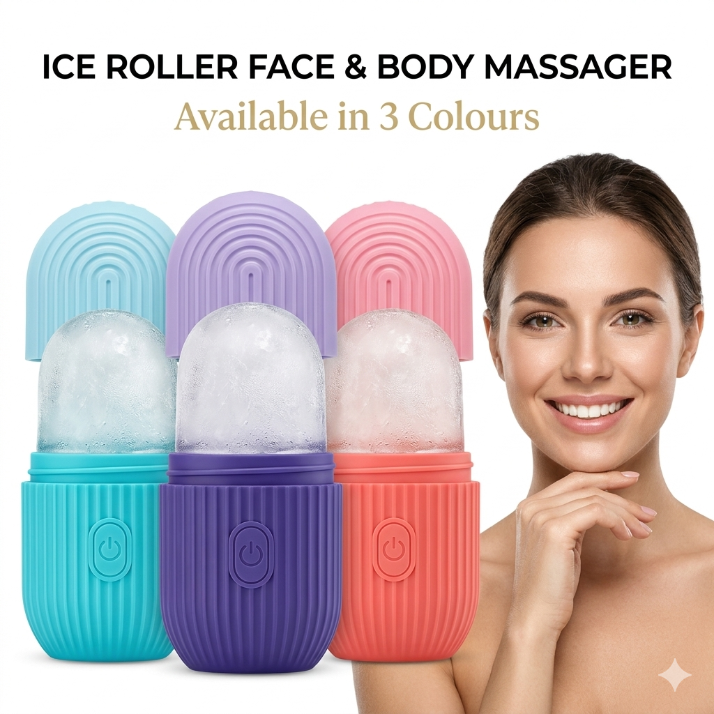 ZaalMaal Ice Face Roller, Facial Cooling Tool for Skin Care