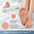 ZaalMaal Silicone Metatarsal Pads, Ball of Foot Cushions