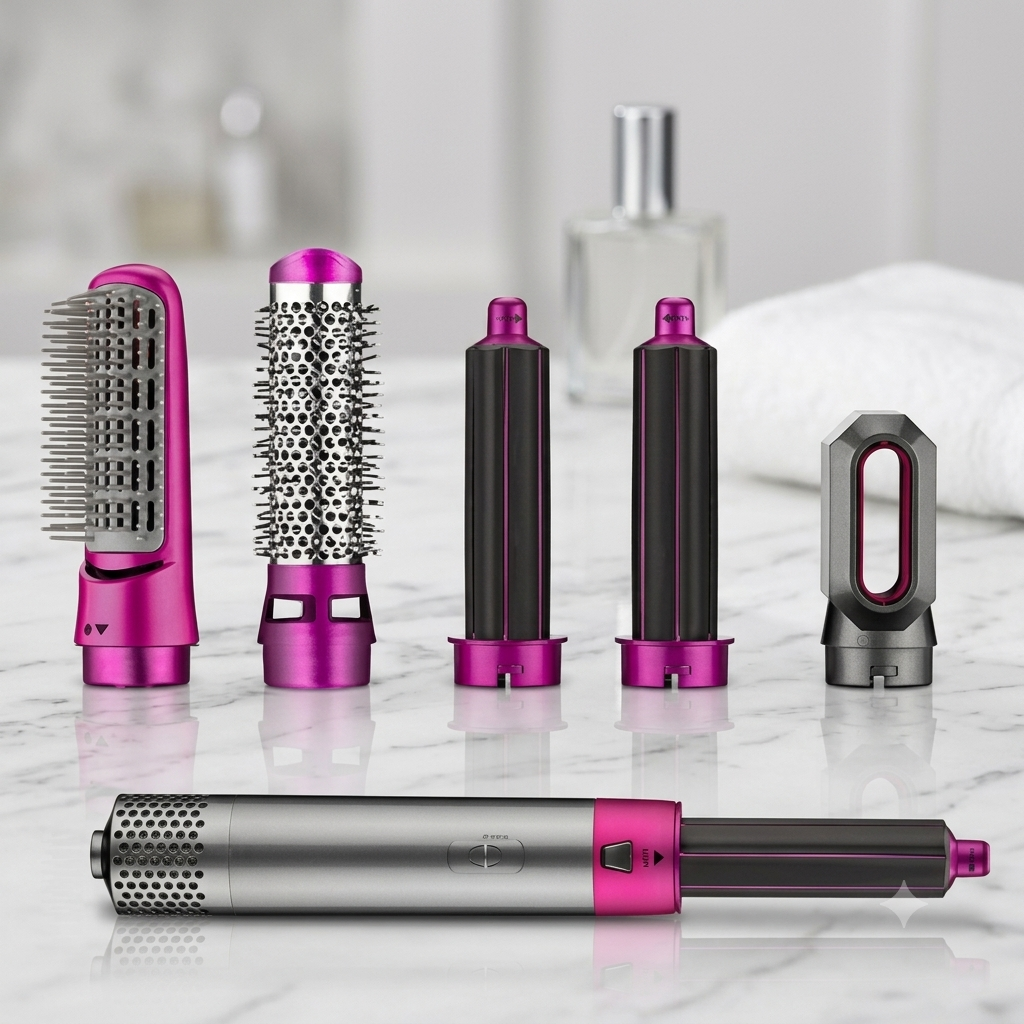 ZaalMaal 5-in-1 Hot Air Hair Dryer Brush & Volumizer