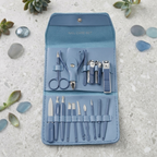 ZaalMaal 16-in-1 Manicure Pedicure Set with Leather Case