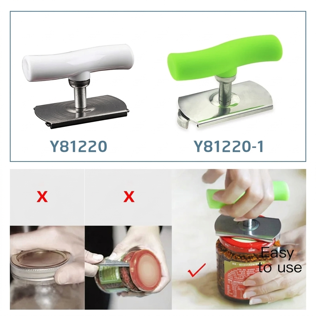 ZaalMaal Stainless Steel Can & Bottle Opener, Manual Jar Opener
