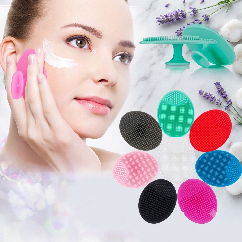 ZaalMaal Silicone Facial Cleansing Brush, Deep Exfoliation