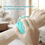 ZaalMaal Silicone Bath Brush with Soap Dispenser, Exfoliating