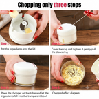 ZaalMaal Manual Food Chopper, Vegetable & Meat Grinder