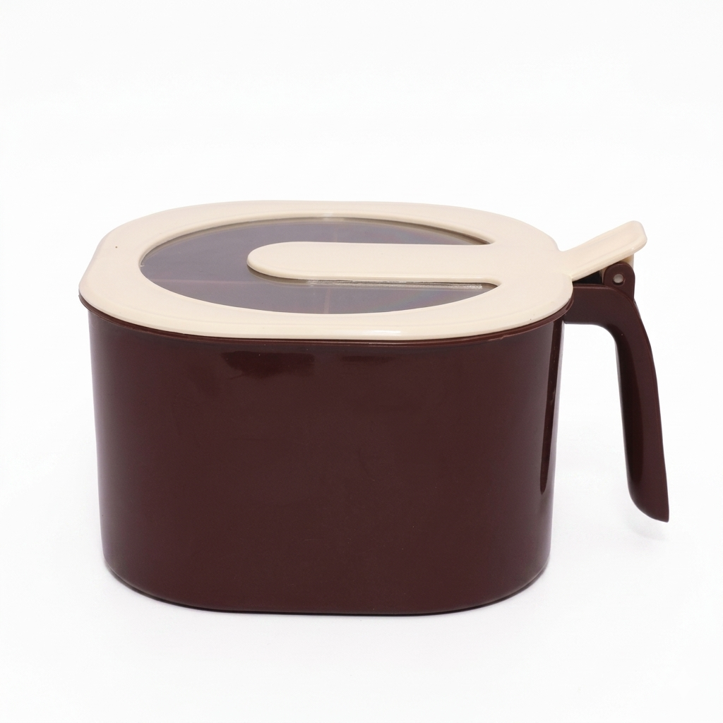 ZaalMaal 4-Section Spice Box Organizer, Airtight with Spoon
