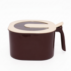 ZaalMaal 4-Section Spice Box Organizer, Airtight with Spoon
