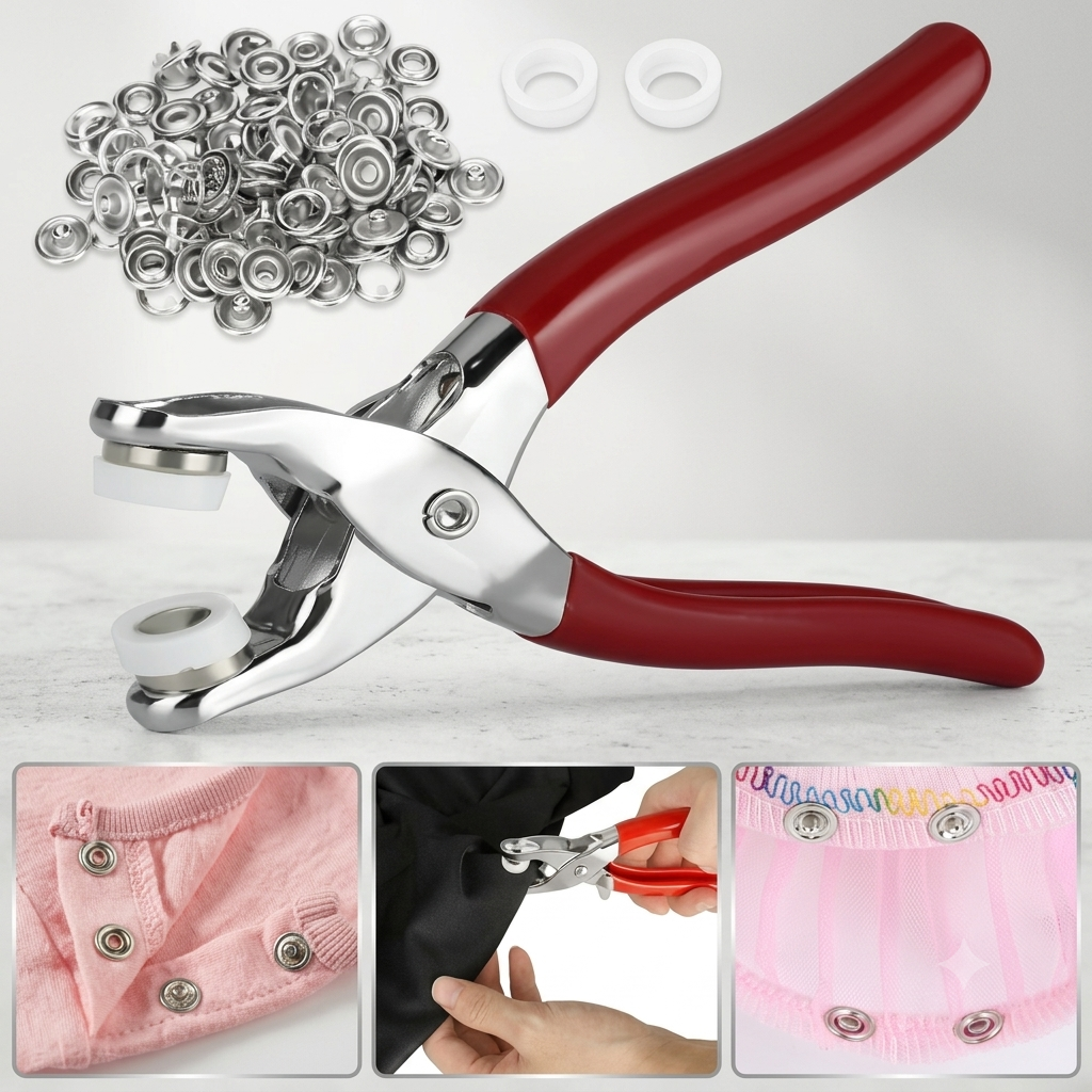 ZaalMaal Snap Button Pliers Kit, Sewing & Clothing Repair