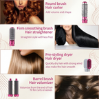 ZaalMaal 5-in-1 Hot Air Hair Dryer Brush & Volumizer