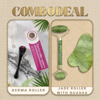 ZaalMaal Beauty & Skincare Bundle with Jade Roller, Anti-Aging