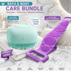 ZaalMaal Bath & Body 2-in-1 Spa Kit, Body Brush & Cleansing Set