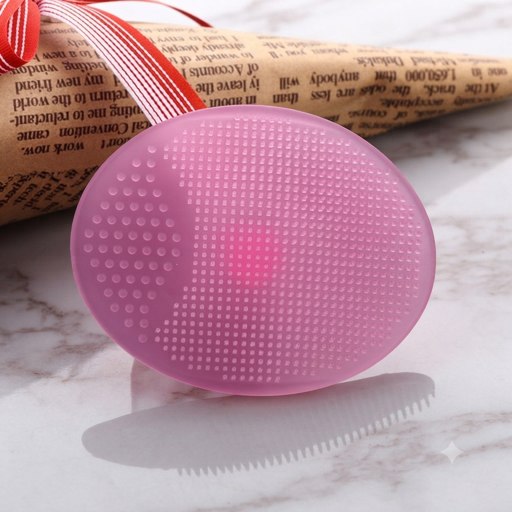 ZaalMaal Silicone Facial Cleansing Brush, Deep Exfoliation