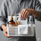 ZaalMaal Portable Shower Caddy Organizer with Handle