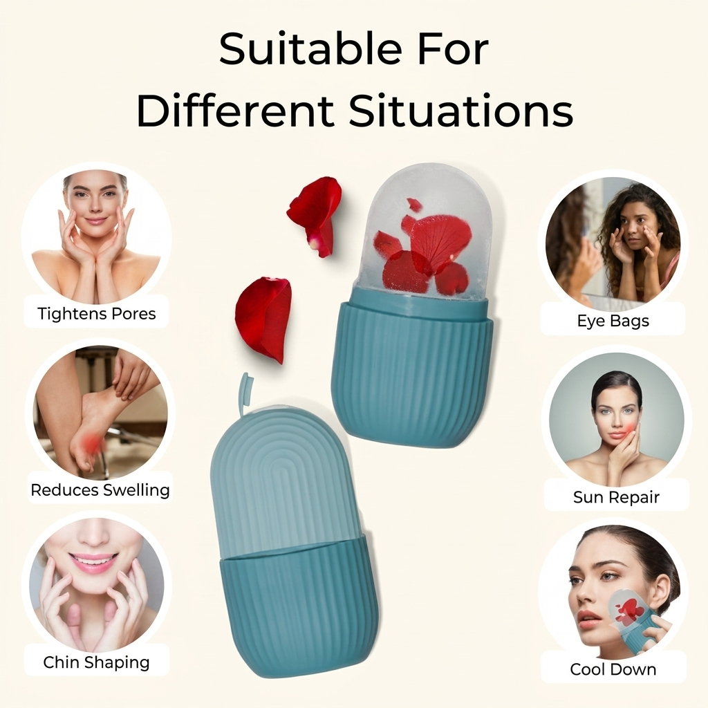 ZaalMaal Ice Face Roller, Facial Cooling Tool for Skin Care