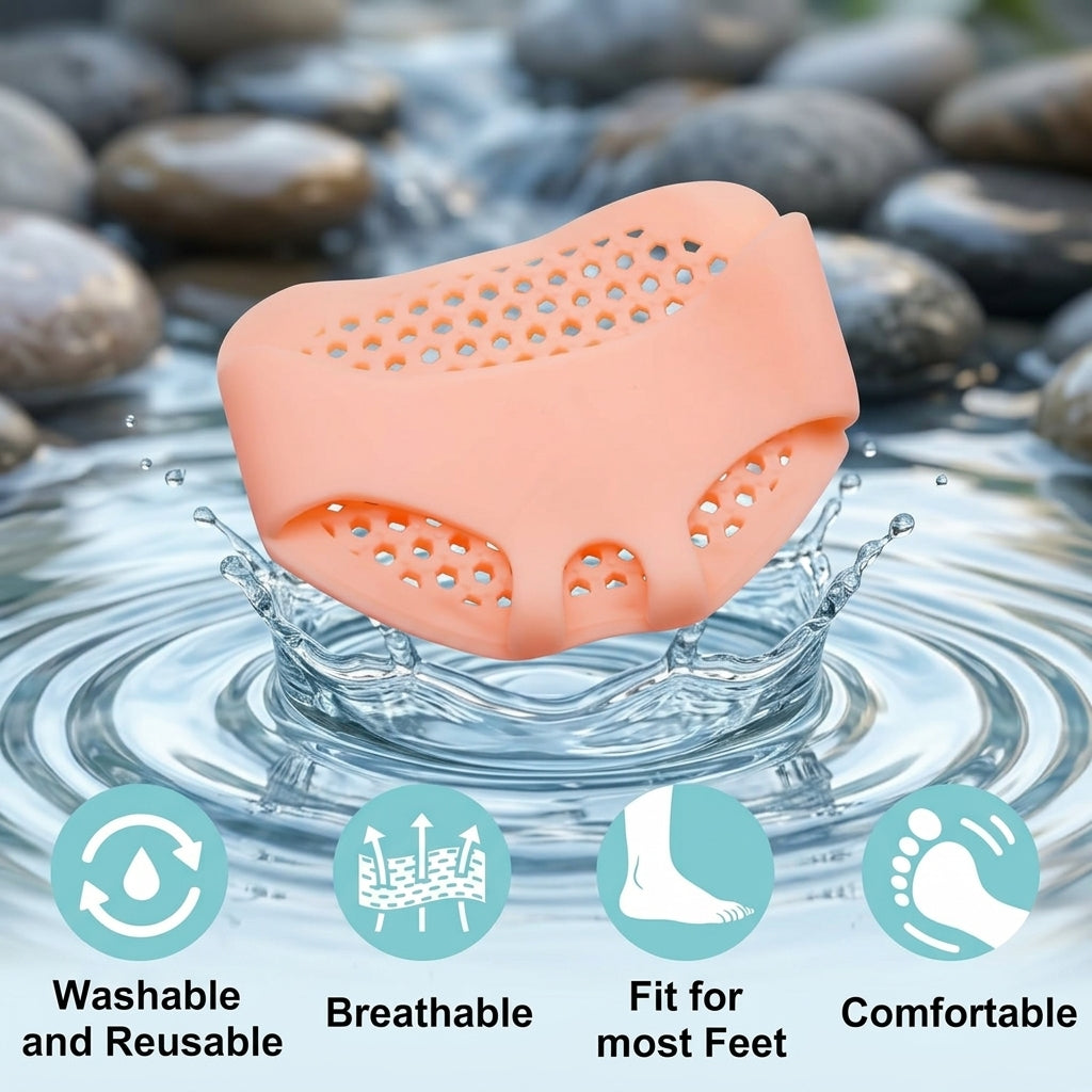 ZaalMaal Silicone Metatarsal Pads, Ball of Foot Cushions