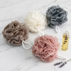 ZaalMaal Mesh Bath Loofah Sponge, Exfoliating Body Scrubber