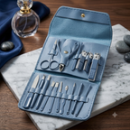 ZaalMaal 16-in-1 Manicure Pedicure Set with Leather Case