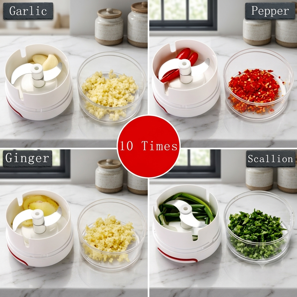 ZaalMaal Manual Food Chopper, Vegetable & Meat Grinder