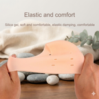 ZaalMaal Silicone Heel Protectors for Cracked Heel Relief