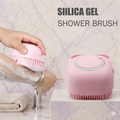 ZaalMaal Silicone Bath Brush with Soap Dispenser, Exfoliating
